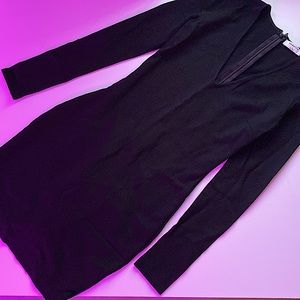 Aritzia Babaton Black Long Sleeve Dress
